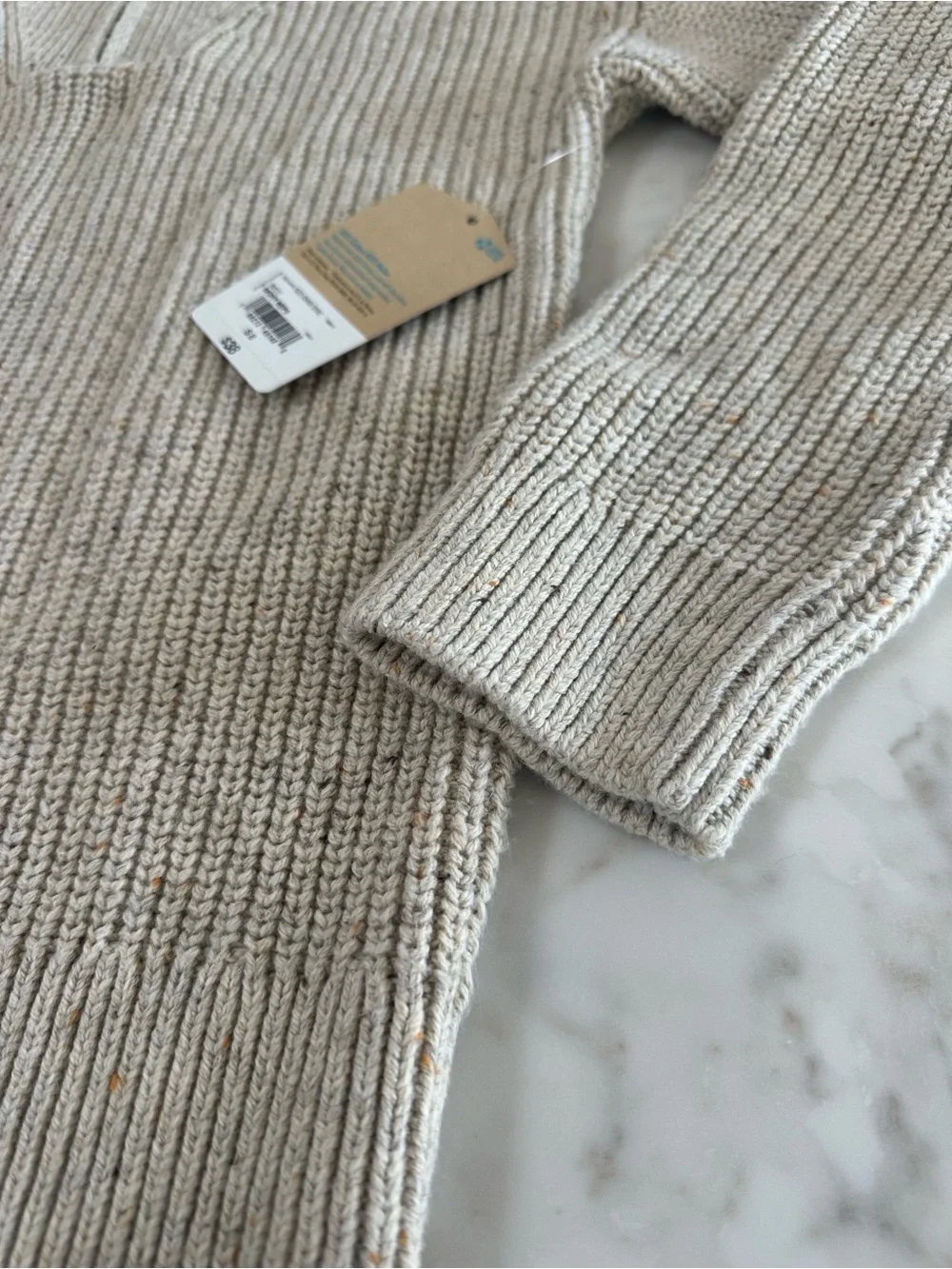 Thereabouts Kids' Half-Zip Ribbed Knit Sweater. Size Small (8)